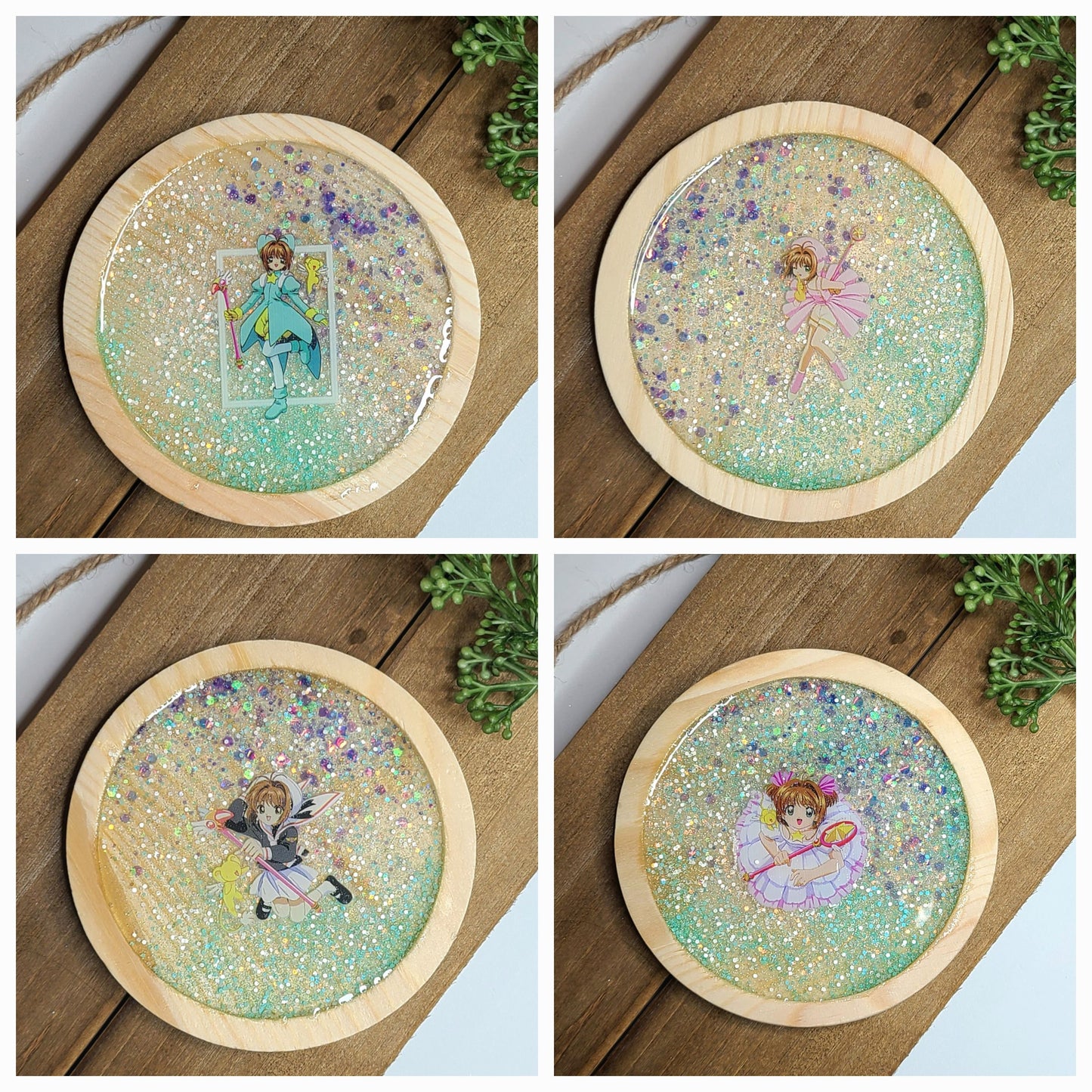 Cardcaptor Sakura Coasters set of 4