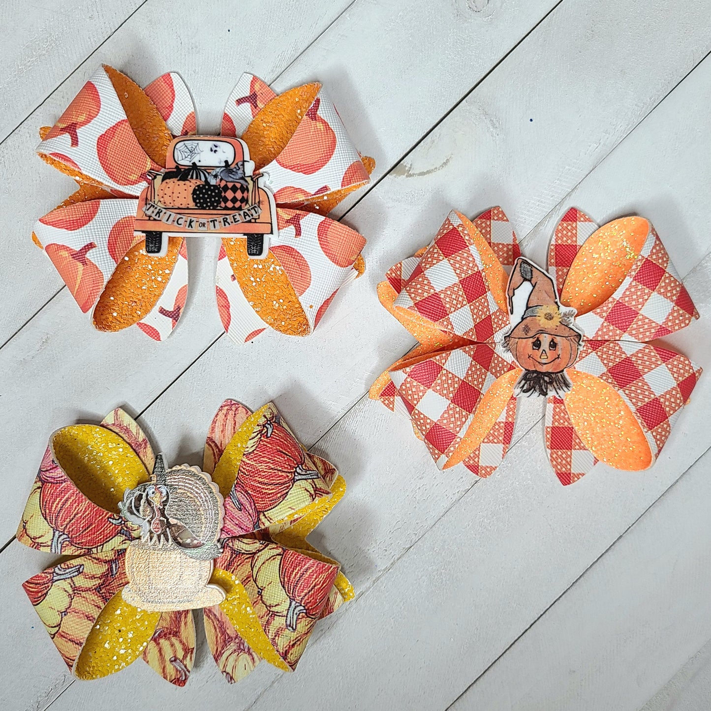 Thanksgiving/Autumn Hair Bows