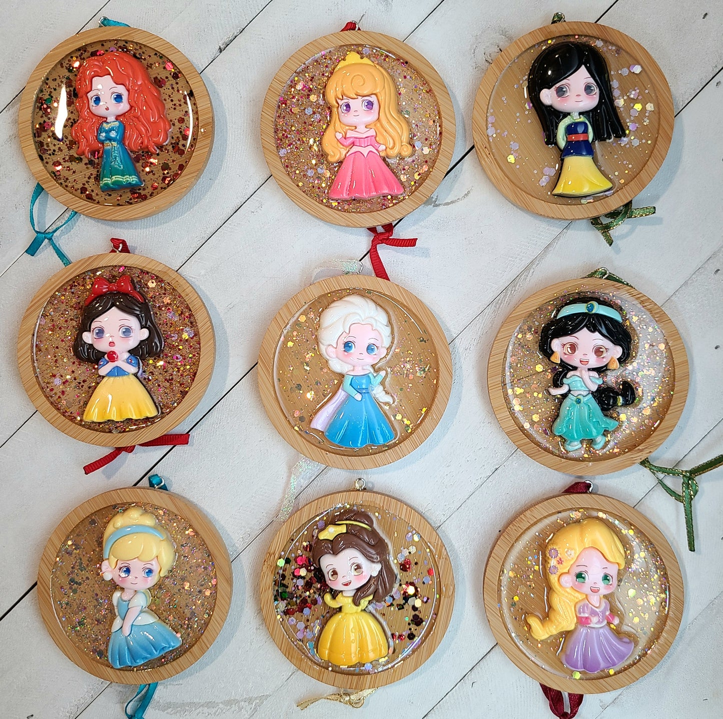 Disney Princess Christmas Ornament's